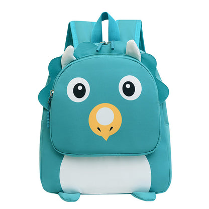Kindergarten Fashion Burden Alleviation Backpack Cute Animal Image Macaron Color