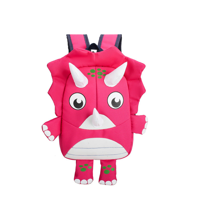Cartoon Little Dinosaur Anti-Lost School Bag