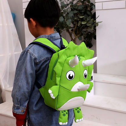 Cartoon Little Dinosaur Anti-Lost School Bag