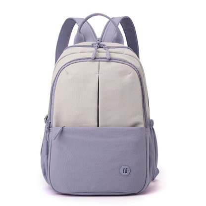 Fashion Outdoor Trendy Women's Bag Contrast Color Backpack