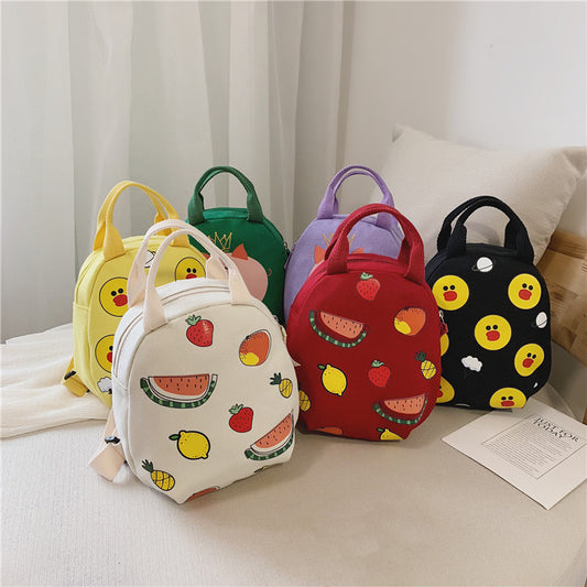 Children's mini canvas backpack