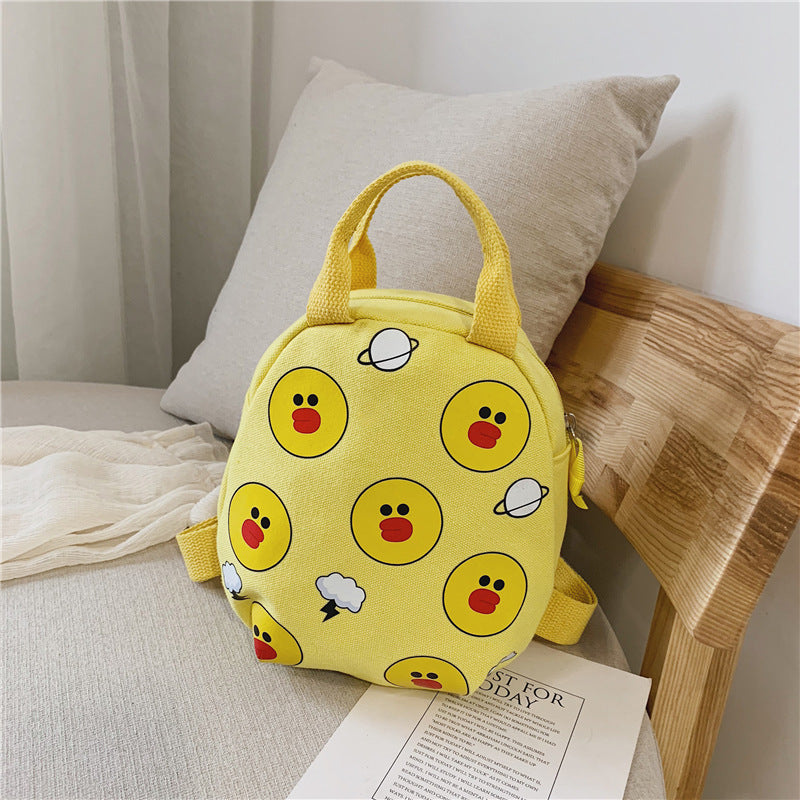 Children's mini canvas backpack