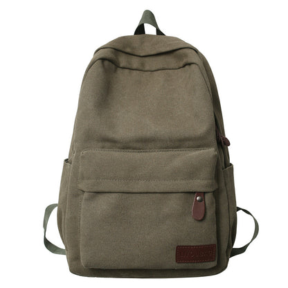 Canvas Backpack Large Capacity Outdoor Travel Oxford Cloth