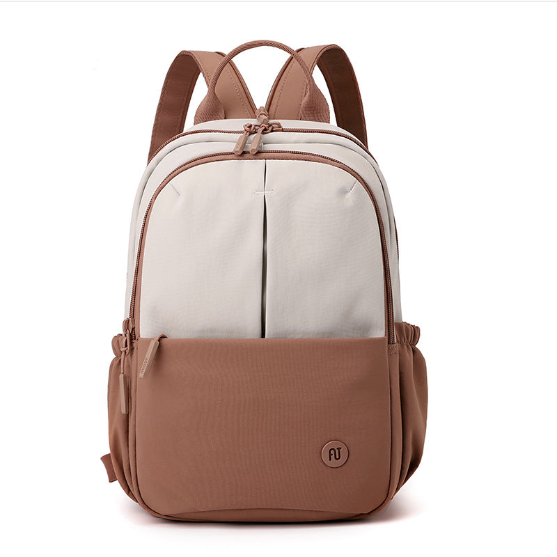Fashion Outdoor Trendy Women's Bag Contrast Color Backpack