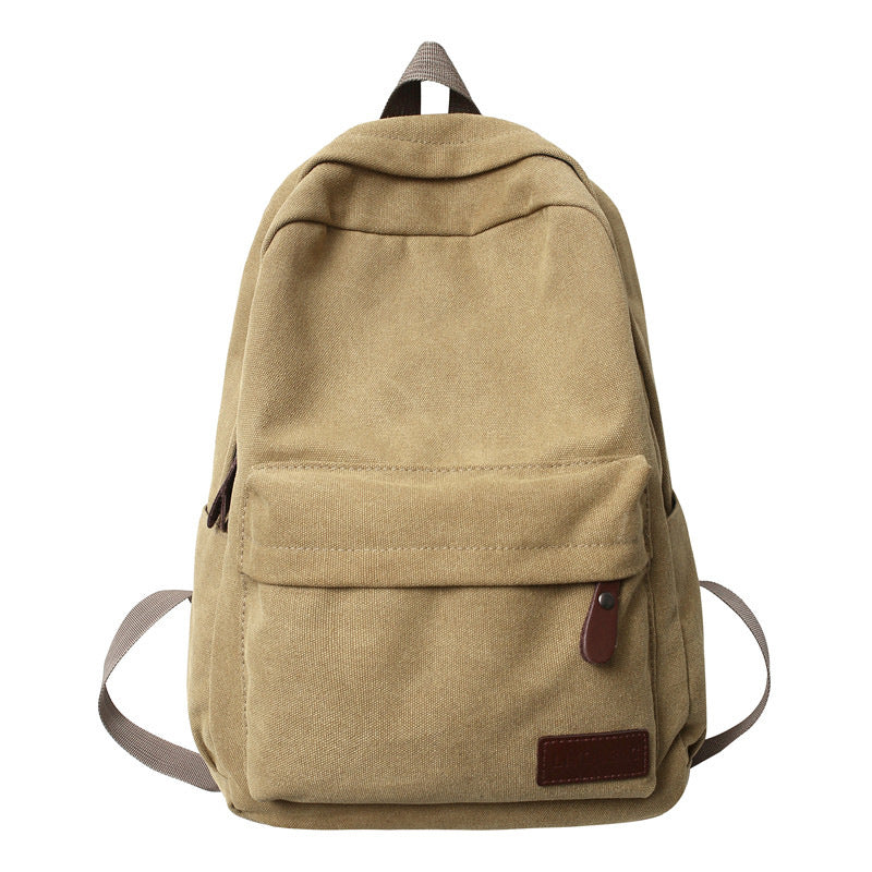 Canvas Backpack Large Capacity Outdoor Travel Oxford Cloth