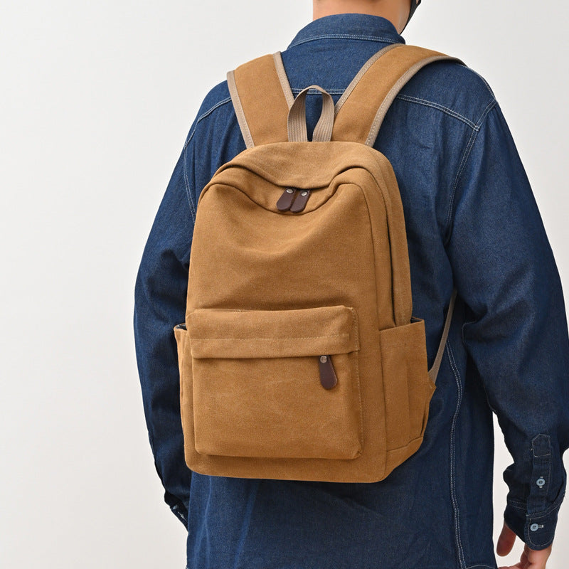 Canvas Large Capacity Travel Men's Backpack