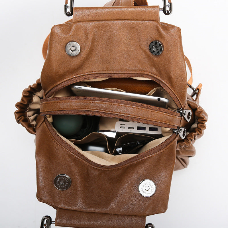 Fashion Advanced Texture Travel Backpack Work Commuter PU