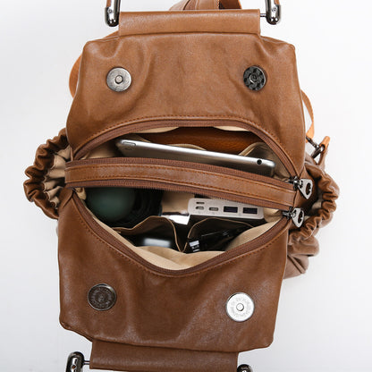 Fashion Advanced Texture Travel Backpack Work Commuter PU