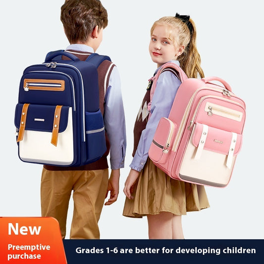 Oxford Cloth Children's Schoolbag Large Capacity Backpack