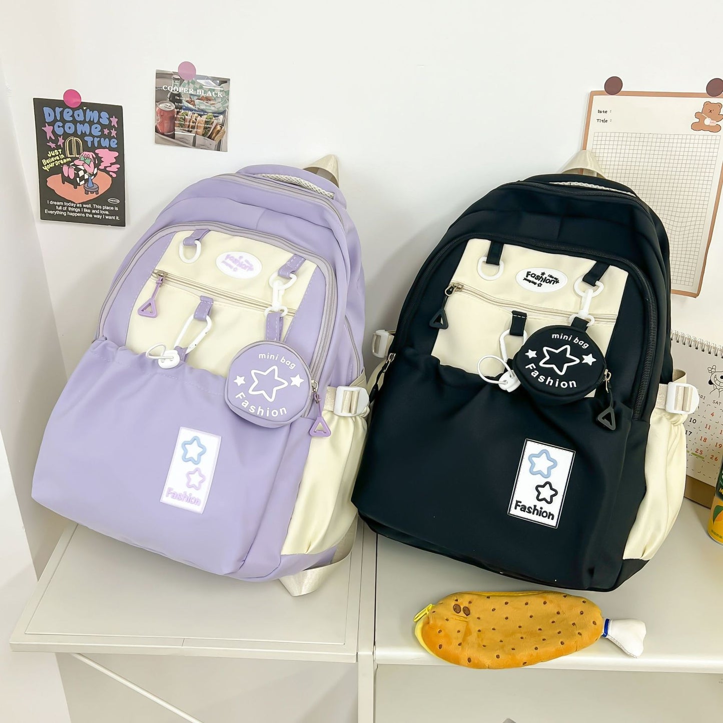 Cute Girl Junior High School Student Good-looking Backpack