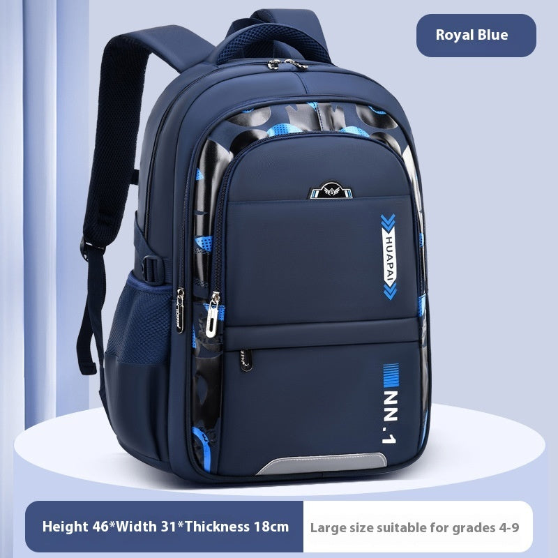 Children's Junior And Middle School Students Large Capacity Backpack